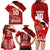 Personalised Tonga Rugby Family Matching Long Sleeve Bodycon Dress and Hawaiian Shirt Sipi Tau Dance Coat of Arms Ngatu Pattern LT03 - Polynesian Pride