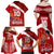 Personalised Tonga Rugby Family Matching Off Shoulder Maxi Dress and Hawaiian Shirt Sipi Tau Dance Coat of Arms Ngatu Pattern LT03 - Polynesian Pride