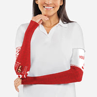 Tonga Rugby Custom Arm Sleeves Sipi Tau - Six Seven Six to the World LT03 - Polynesian Pride