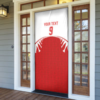 Tonga Rugby Custom Door Cover Sipi Tau - Six Seven Six to the World LT03 - Polynesian Pride