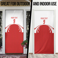 Tonga Rugby Custom Door Cover Sipi Tau - Six Seven Six to the World LT03 - Polynesian Pride
