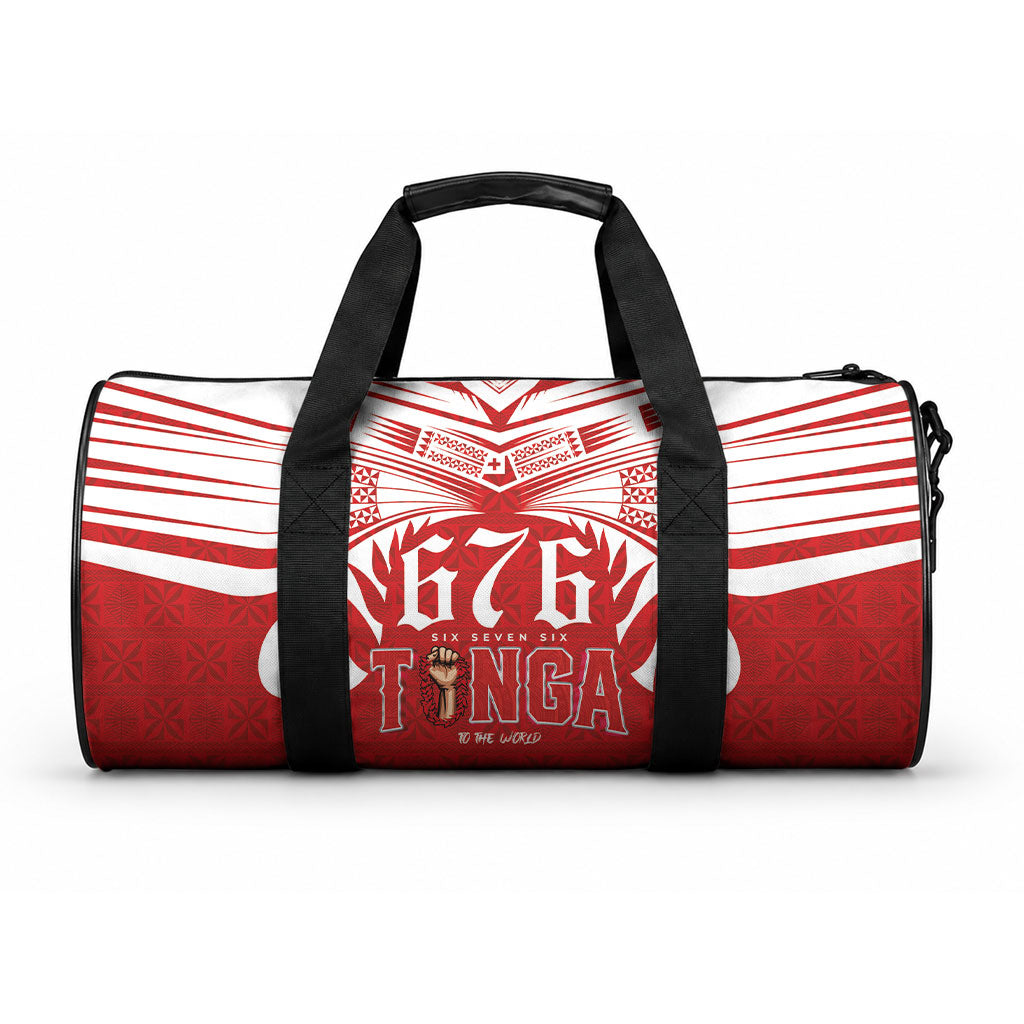Tonga Rugby Duffle Bag Sipi Tau - Six Seven Six to the World