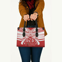 Tonga Rugby Leather Bag Sipi Tau - Six Seven Six to the World LT03 - Polynesian Pride