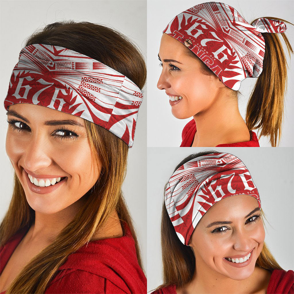 Tonga Rugby Neck Gaiter Sipi Tau - Six Seven Six to the World LT03 - Polynesian Pride