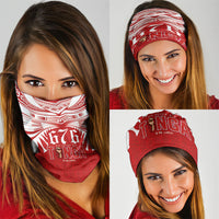 Tonga Rugby Neck Gaiter Sipi Tau - Six Seven Six to the World LT03 - Polynesian Pride
