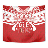 Tonga Rugby Tapestry Sipi Tau - Six Seven Six to the World LT03 - Polynesian Pride