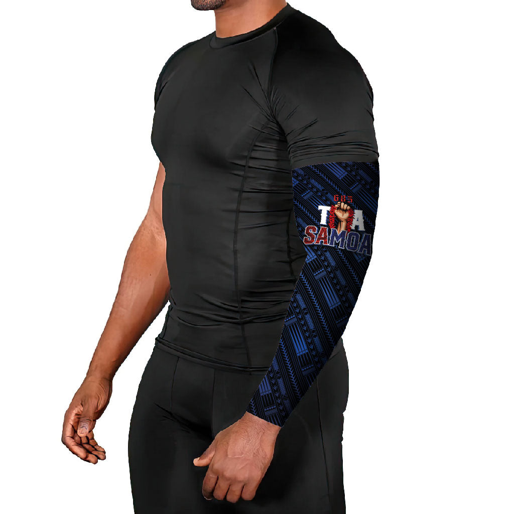Toa Samoa Rugby Arm Sleeves Siva Tau - Samoan Warriors Pacific Pattern LT03 - Polynesian Pride