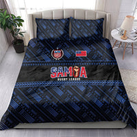 Toa Samoa Rugby Bedding Set Siva Tau - Samoan Warriors Pacific Pattern LT03 - Polynesian Pride