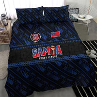 Toa Samoa Rugby Bedding Set Siva Tau - Samoan Warriors Pacific Pattern LT03 - Polynesian Pride