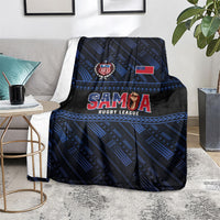 Toa Samoa Rugby Blanket Siva Tau - Samoan Warriors Pacific Pattern LT03 - Polynesian Pride