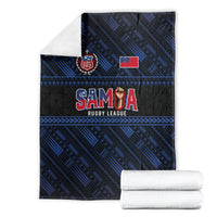 Toa Samoa Rugby Blanket Siva Tau - Samoan Warriors Pacific Pattern LT03 - Polynesian Pride