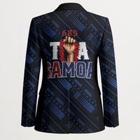 Toa Samoa Rugby Blazer Siva Tau - Samoan Warriors Pacific Pattern LT03 - Polynesian Pride
