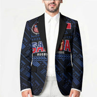 Toa Samoa Rugby Blazer Siva Tau - Samoan Warriors Pacific Pattern LT03 - Polynesian Pride
