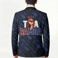 Toa Samoa Rugby Blazer Siva Tau - Samoan Warriors Pacific Pattern LT03 - Polynesian Pride