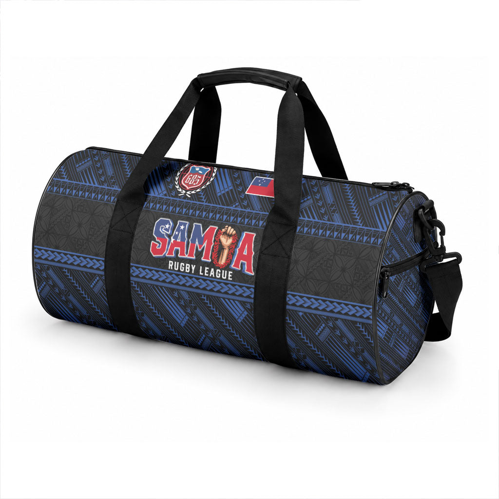 Toa Samoa Rugby Duffle Bag Siva Tau - Samoan Warriors Pacific Pattern LT03 - Polynesian Pride