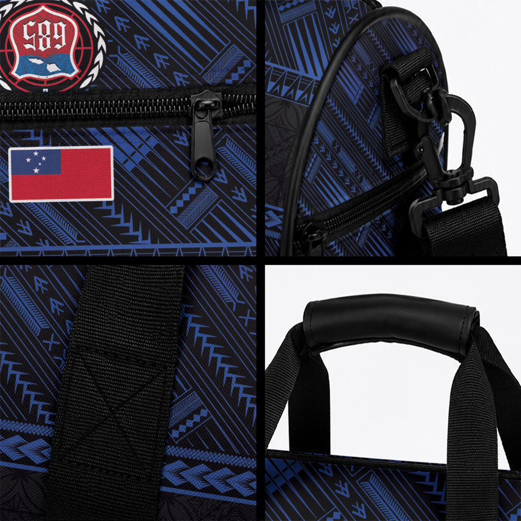 Toa Samoa Rugby Duffle Bag Siva Tau - Samoan Warriors Pacific Pattern LT03 - Polynesian Pride