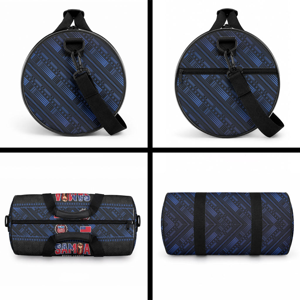 Toa Samoa Rugby Duffle Bag Siva Tau - Samoan Warriors Pacific Pattern LT03 - Polynesian Pride