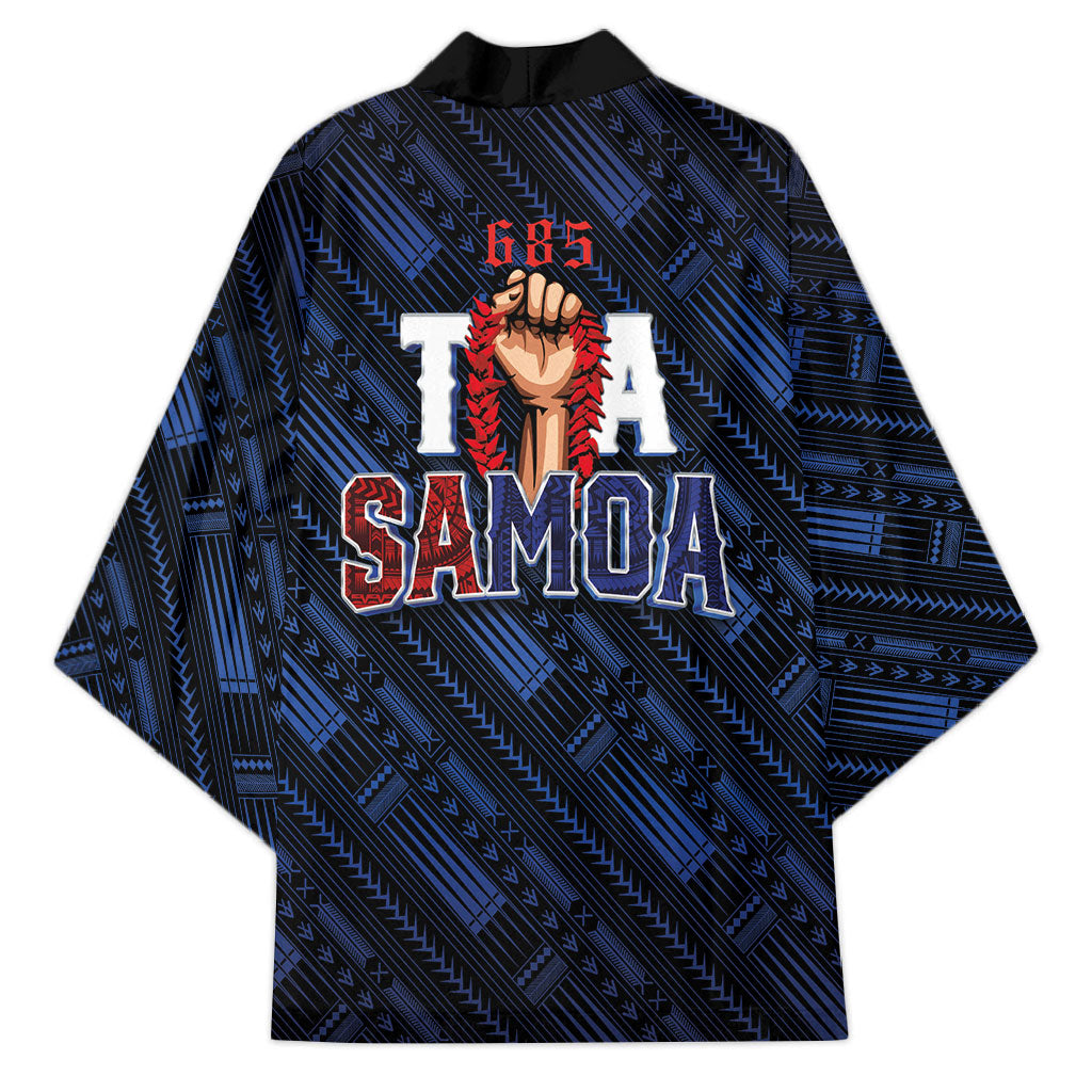 Toa Samoa Rugby Kimono Siva Tau - Samoan Warriors Pacific Pattern LT03 - Polynesian Pride