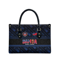 Toa Samoa Rugby Leather Bag Siva Tau - Samoan Warriors Pacific Pattern LT03 - Polynesian Pride