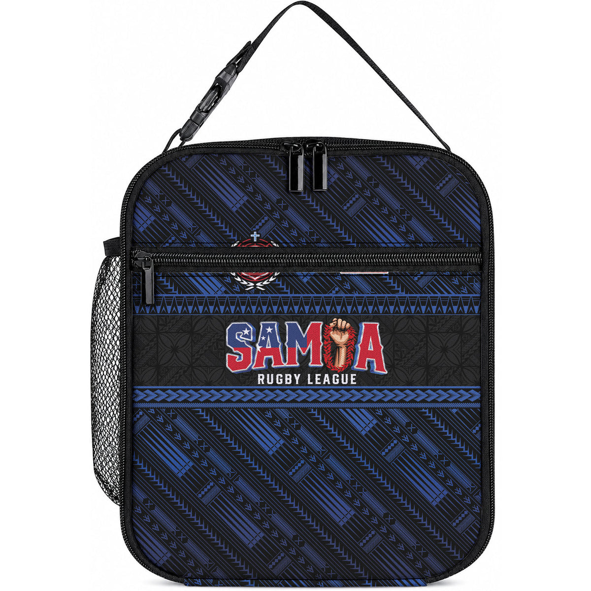 Toa Samoa Rugby Lunch Bag Siva Tau - Samoan Warriors Pacific Pattern