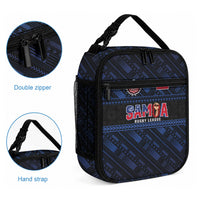 Toa Samoa Rugby Lunch Bag Siva Tau - Samoan Warriors Pacific Pattern