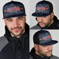 Toa Samoa Rugby Mesh Trucker Cap Siva Tau - Samoan Warriors Pacific Pattern