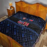 Toa Samoa Rugby Quilt Siva Tau - Samoan Warriors Pacific Pattern LT03 - Polynesian Pride