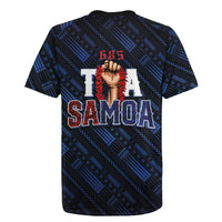 Toa Samoa Rugby Rugby Jersey Siva Tau - Samoan Warriors Pacific Pattern LT03 - Polynesian Pride
