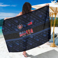 Toa Samoa Rugby Sarong Siva Tau - Samoan Warriors Pacific Pattern LT03 One Size 44 x 66 inches Navy - Polynesian Pride