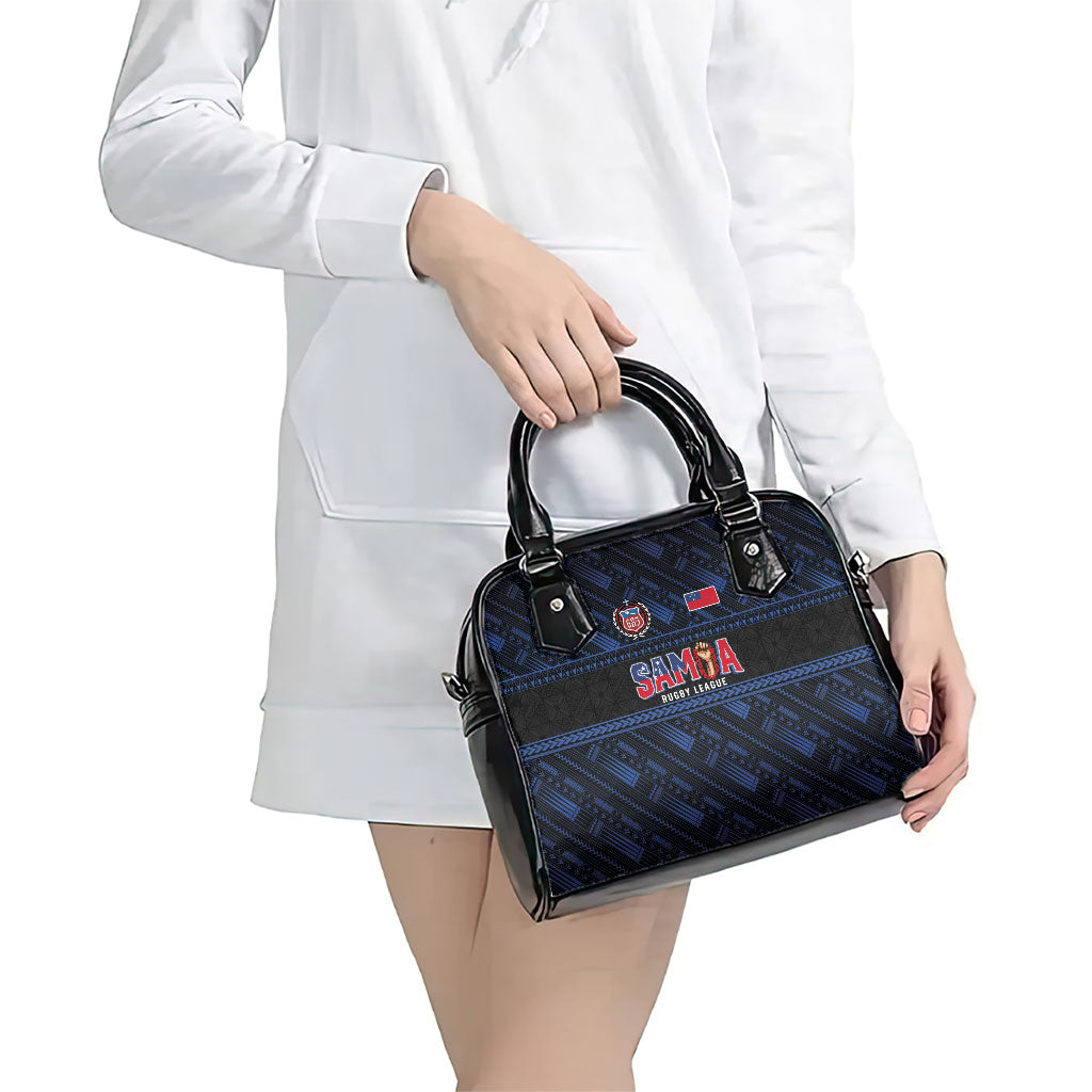Toa Samoa Rugby Shoulder Handbag Siva Tau - Samoan Warriors Pacific Pattern LT03 - Polynesian Pride
