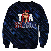 Toa Samoa Rugby Sweatshirt Siva Tau - Samoan Warriors Pacific Pattern LT03 - Polynesian Pride