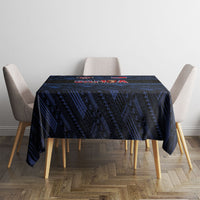 Toa Samoa Rugby Tablecloth Siva Tau - Samoan Warriors Pacific Pattern LT03 - Polynesian Pride