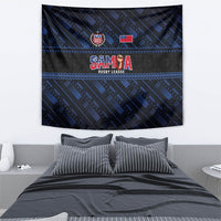 Toa Samoa Rugby Tapestry Siva Tau - Samoan Warriors Pacific Pattern LT03 - Polynesian Pride