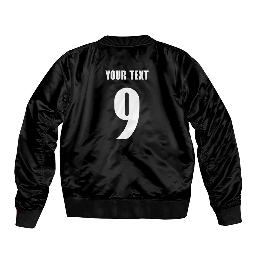 New Zealand Maori Rugby Custom Bomber Jacket Aotearoa Tribal Motif Retro Concept LT03 - Polynesian Pride