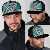 New Zealand Maori Rugby Mesh Trucker Cap Aotearoa Koru Geometric - Oceanic Color LT03 - Polynesian Pride