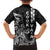 Cook Islands Vaa Polynesian Art Tattoo Hawaiian Shirt Black Color