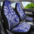 Cook Islands Vaa Polynesian Art Tattoo Car Seat Cover Blue Color