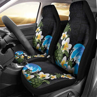 Hawaiian Plumeria and Turtle Car Seat Cover with Polynesian Tribal Art Pattern Vintage Vibes LT03 - Polynesian Pride