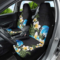 Hawaiian Plumeria and Turtle Car Seat Cover with Polynesian Tribal Art Pattern Vintage Vibes LT03 - Polynesian Pride