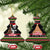 New Zealand Meri Kirihimete Ceramic Ornament Maori Warrior with Rugby Christmas Tree LT03 Christmas Tree Black - Polynesian Pride