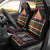 Personalized New Zealand Meri Kirihimete Car Seat Cover Maori Warrior with Rugby Christmas Tree LT03 - Polynesian Pride