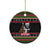 Personalized New Zealand Christmas Ceramic Ornament Maori Warrior with Rugby Christmas Tree LT03 - Polynesian Pride