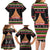 Personalized New Zealand Meri Kirihimete Family Matching Long Sleeve Bodycon Dress and Hawaiian Shirt Maori Warrior with Rugby Christmas Tree LT03 - Polynesian Pride