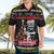 Personalized New Zealand Meri Kirihimete Hawaiian Shirt Maori Warrior with Rugby Christmas Tree LT03 - Polynesian Pride