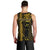 Custom Hawaii Men Tank Top Ukelele and Hula Girl Mix Kakau Pattern LT03 - Polynesian Pride