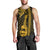 Custom Hawaii Men Tank Top Ukelele and Hula Girl Mix Kakau Pattern LT03 - Polynesian Pride