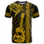 Custom Hawaii T Shirt Ukelele and Hula Girl Mix Kakau Pattern LT03 Yellow - Polynesian Pride