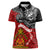 The Kingitanga - Maori King Movement Women Polo Shirt Ko Te Mana Motuhake Emblem with Moko and Polynesian Art Tattoo