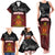 Personalised The Kingitanga - Maori King Movement Family Matching Tank Maxi Dress and Hawaiian Shirt Ko Te Mana Motuhake Emblem with Silver Ferns and Polynesian Art Tattoo