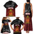 Personalised The Kingitanga - Maori King Movement Family Matching Tank Maxi Dress and Hawaiian Shirt Ko Te Mana Motuhake Emblem with Silver Ferns and Polynesian Art Tattoo